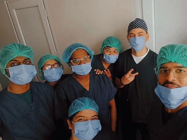 Clinical hospital training environment for medical students in Georgia